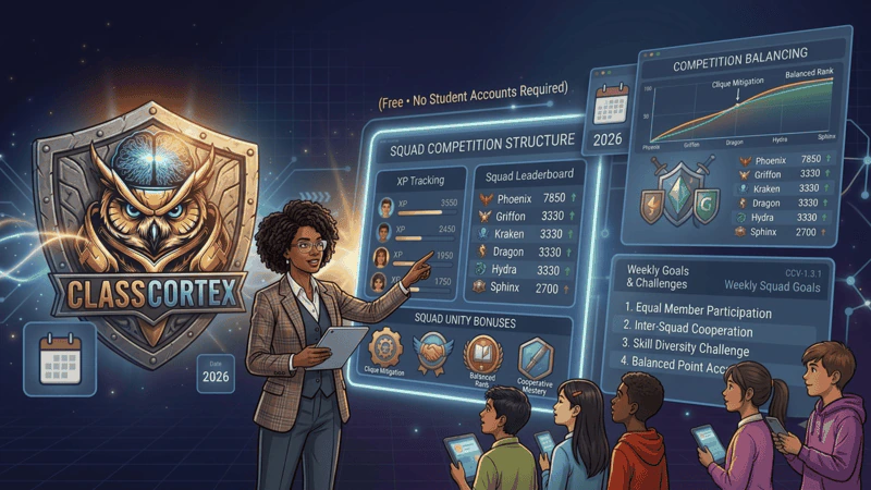 How to structure classroom squad teams for balanced competition in 2026